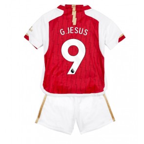Maillot de foot Arsenal Gabriel Jesus #9 Domicile enfant 2023-24 Manches Courte (+ pantalon court)